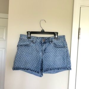 Max Jeans Polkadot Shorts